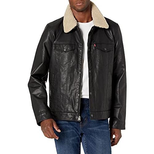 Levi's レザージャケットメンズMサイズ美品ブラック Levi's（リーバイス） ブルゾン アウター JAPAN LIMITED LEATHER