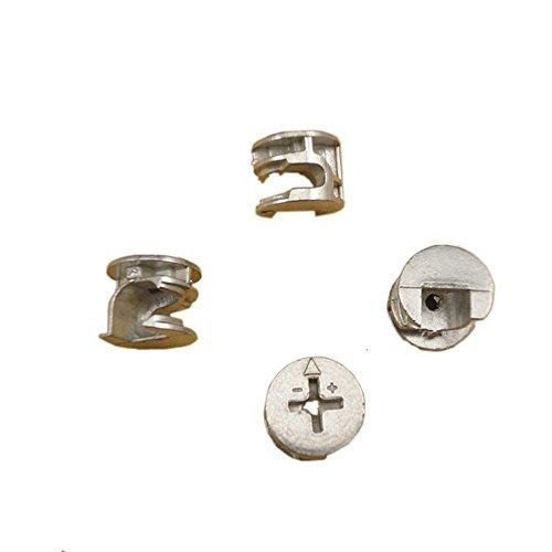 【並行輸入品】20個 家具コネクター カムロック継手 15mm x 12mm キャビネット引き出しドレッサー ワードローブ家具パネル接続用 20_4
