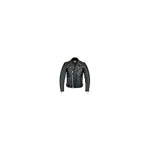 【並行輸入品】A&H Apparel メンズレザーオートバイジャケット 本物の牛革ジップアウト裏地ジャケット (XXL) A&H Apparelの画像