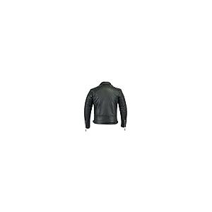 【並行輸入品】A&H Apparel メンズレザーオートバイジャケット 本物の牛革ジップアウト裏地ジャケット (XXL) A&H Apparelの画像