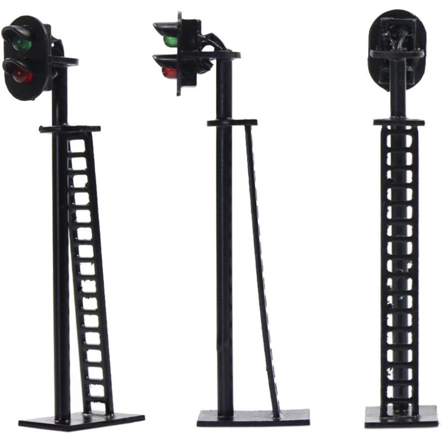 【新商品】 JTD03 鉄道模型2灯ブロック信号グリーン/レッド HOスケール 6.4cm 12V LED交通灯 列車レイアウト用　並行輸入品 【F2114362226】(10844円)