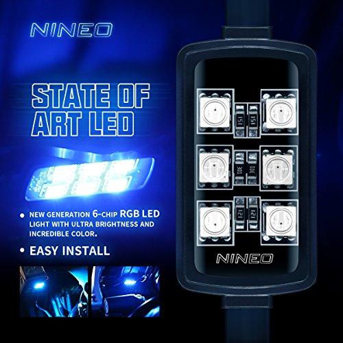 並行輸入品】NINEO 8個 オートバイ RGB LED ストリップライト マルチ