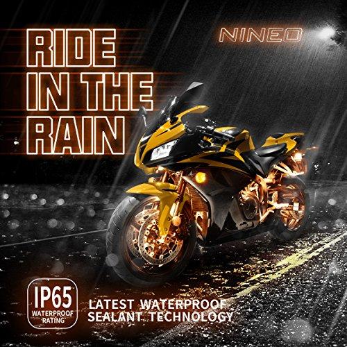 専用　-14 並行輸入品】NINEO 8個 オートバイ RGB LED ストリップライト マルチ
