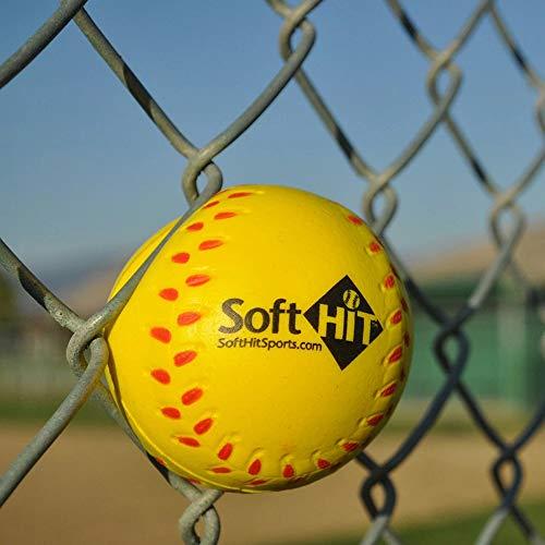 【並行輸入品】Soft Hit ソフト野球/ソフトボール トレーニングフォームボール (12パック、イエロー) Soft Hit Soft Baの画像