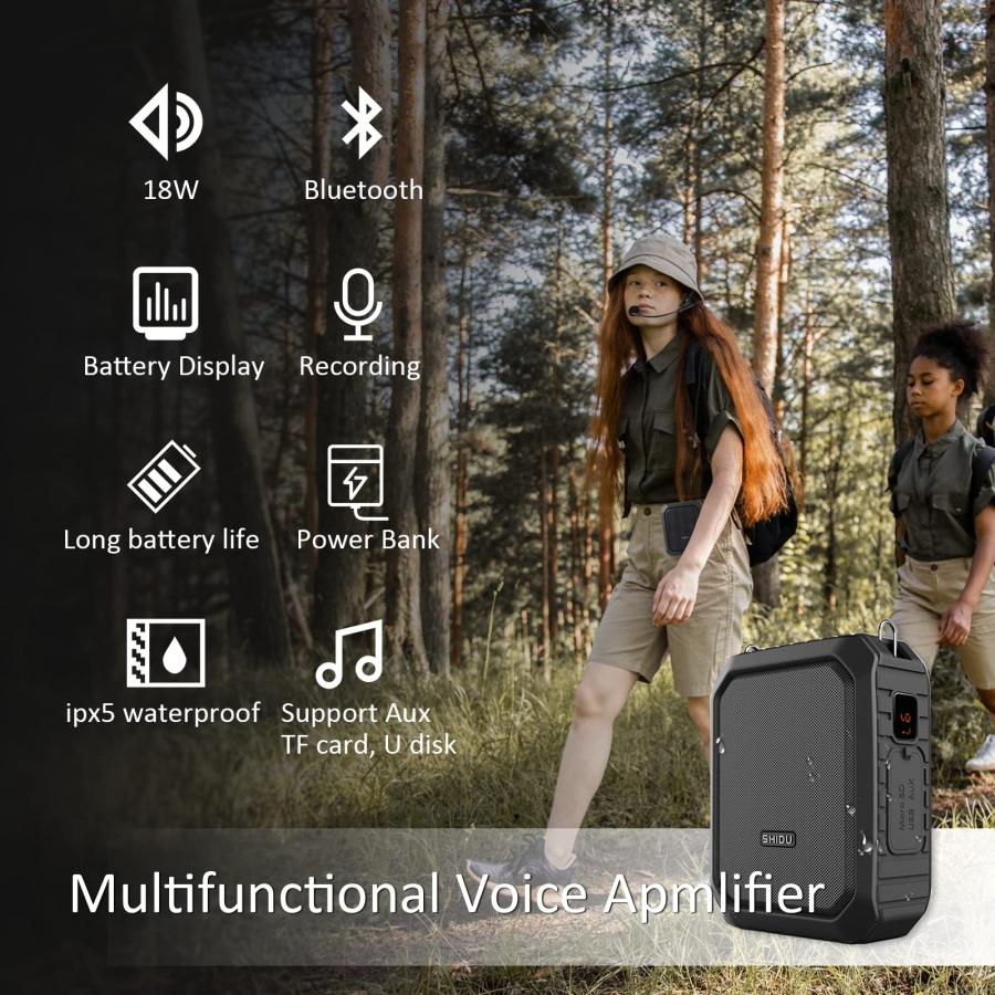 Personal Voice Amplifier for Teachers Portable Speaker with Wi 並行輸入品