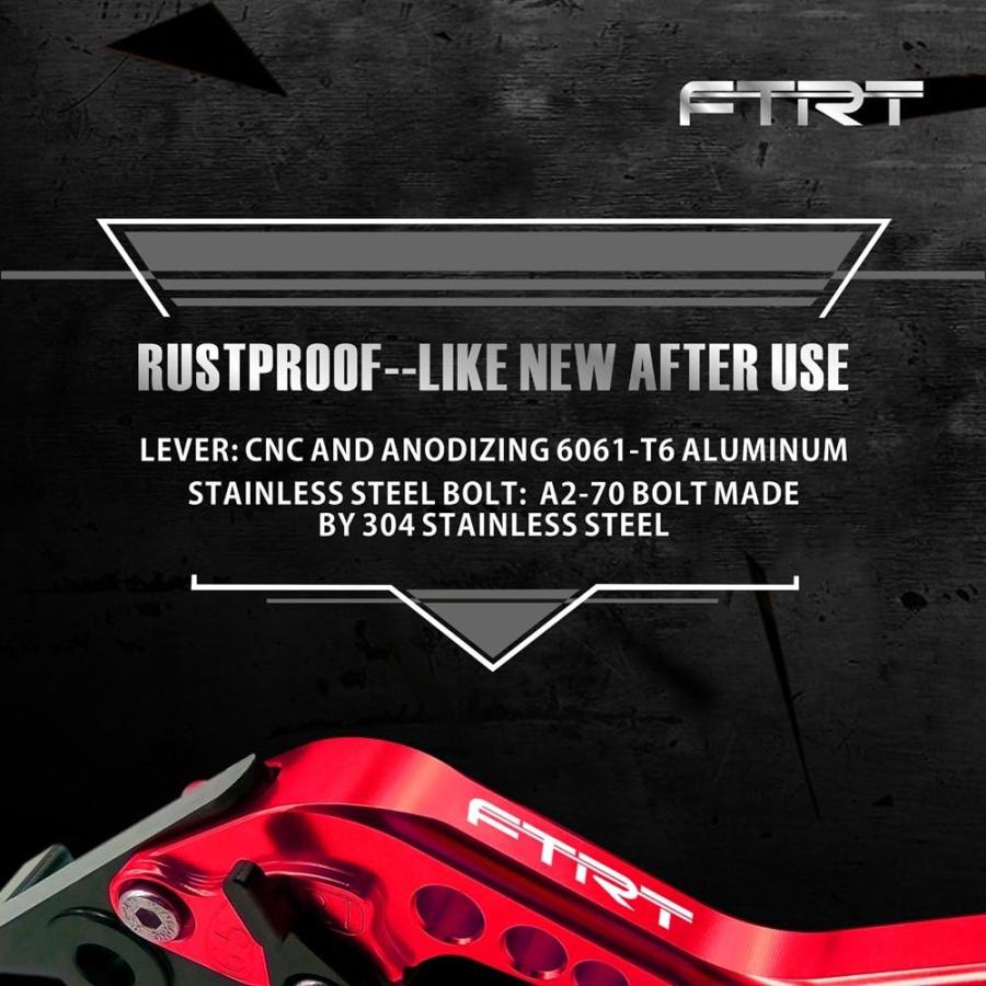 並行輸入品】FTRT ショートブレーキクラッチレバー ZX600 Ninja
