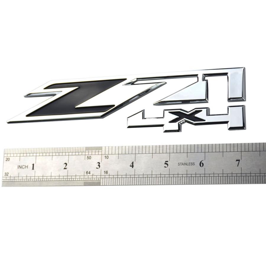 【並行輸入品】aimoll 2pcs z71?4?x 4のエンブレムGMCシボレーSilverado Sierra Tahoe Suburban_9