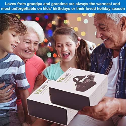 【並行輸入品】VRヘッドセット バーチャルリアリティヘッドセット 3Dグラス 120°FOV アンチブルーライトレンズ ステレオヘッドセット 長 | ブランド登録なし | 09