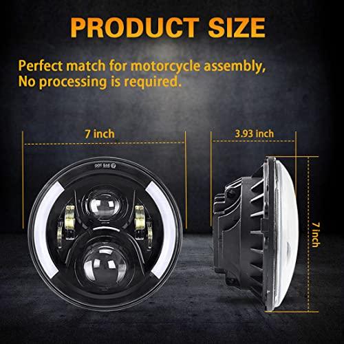 【並行輸入品】SKTYANTS 7インチ LED ヘッドライト DRL (左/右) ウィンカーライト オートバイ ハーレーダビッドソン SKTY_4