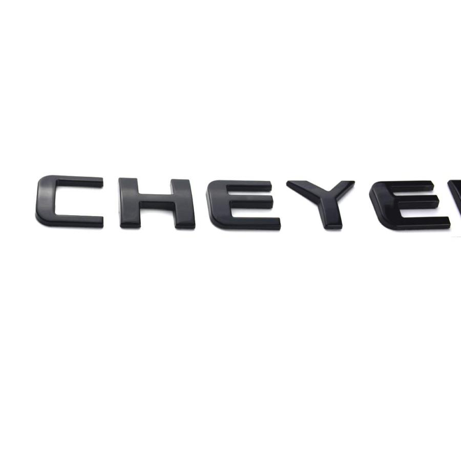 【並行輸入品】Aimoll 1pc New Door or Tailgate Cheyenne Emblem Nameplate Replac_3