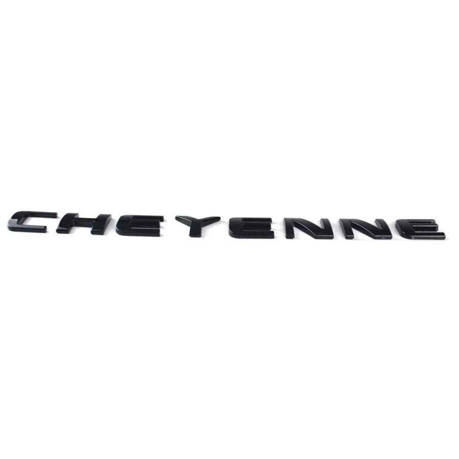 【並行輸入品】Aimoll 1pc New Door or Tailgate Cheyenne Emblem Nameplate Replac_6