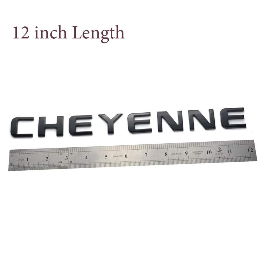 【並行輸入品】Aimoll 1pc New Door or Tailgate Cheyenne Emblem Nameplate Replac_9