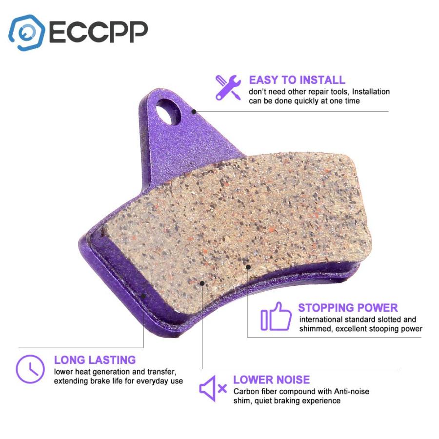 【並行輸入品】ECCPP fa271 ブレーキパッド フロントカーボンファイバー交換用ブレーキパッドキット 1996 2004 Arctic C_6