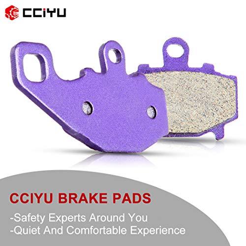 【並行輸入品】CCIYU Rear Carbon Fiber Brake Pads Motorcycle Motorbike Replacem_4