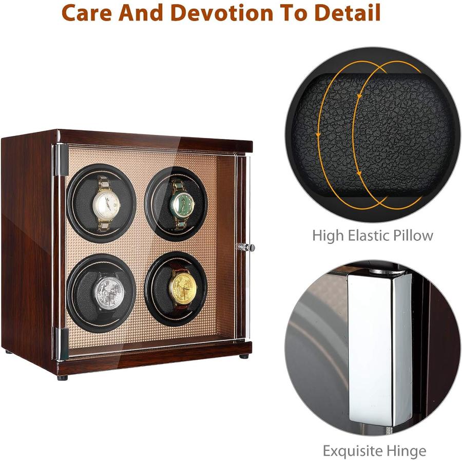 【並行輸入品】CHIYODA Watch Winder  LCD Touch Screen 12 Rotation Modes  High Gl　並行の画像