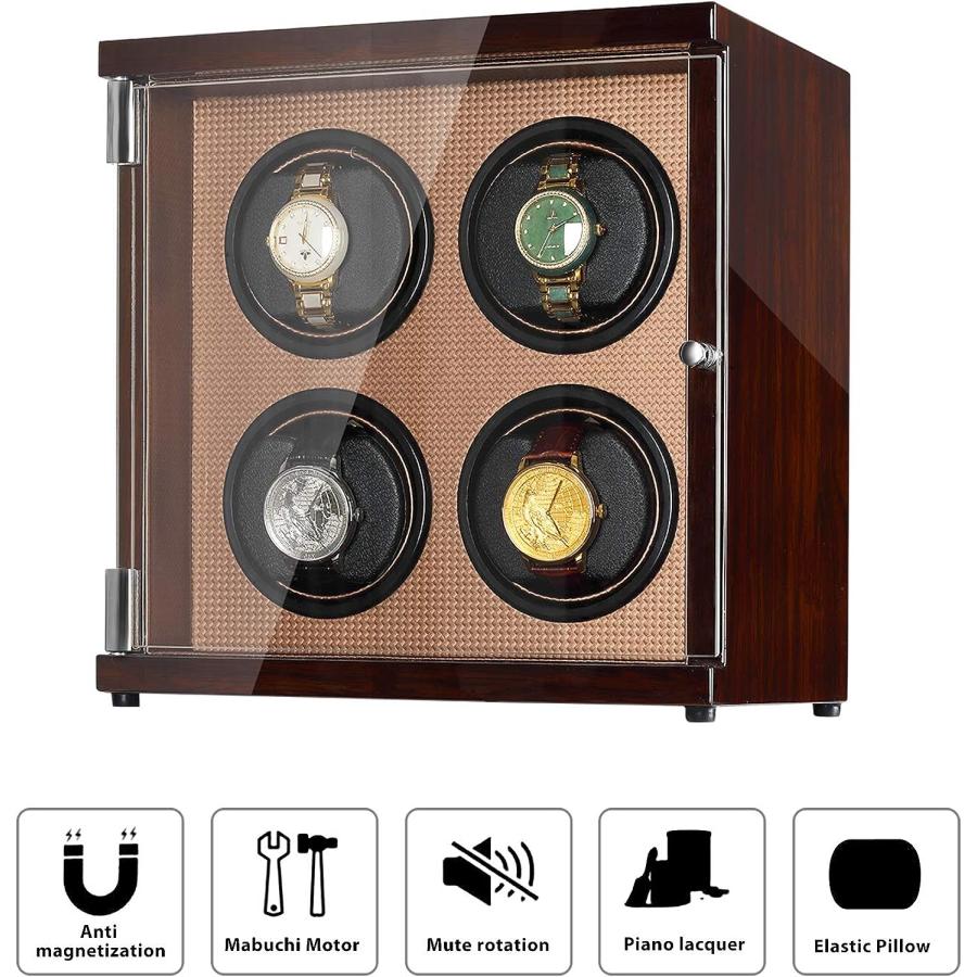 【並行輸入品】CHIYODA Watch Winder  LCD Touch Screen 12 Rotation Modes  High Gl　並行の画像