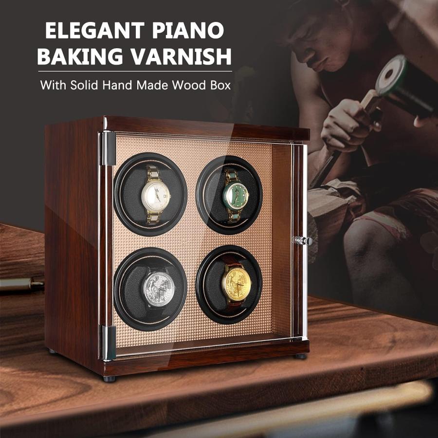 【並行輸入品】CHIYODA Watch Winder  LCD Touch Screen 12 Rotation Modes  High Gl　並行の画像