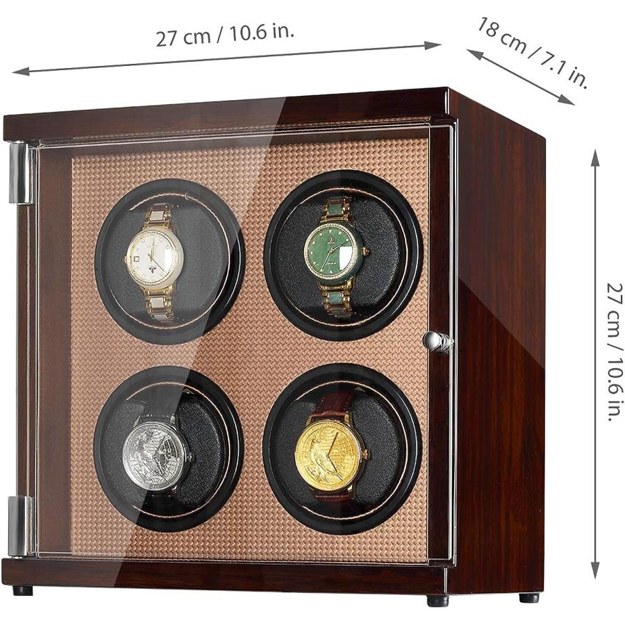 【並行輸入品】CHIYODA Watch Winder  LCD Touch Screen 12 Rotation Modes  High Gl　並行の画像