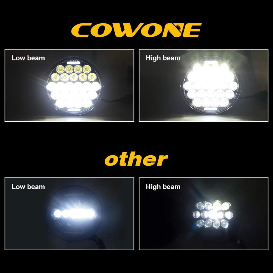 【並行輸入品】COWONE クリー 5-3 / 4inch5.75inch LED ヘッドライト LED プロジェクター ヘッドライト 用 オー 並行_1