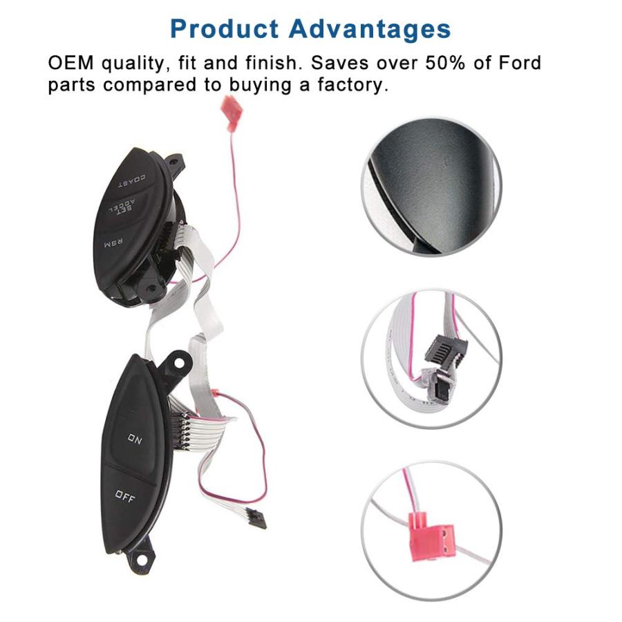 【並行輸入品】Ford Ranger Explorer Steering Wheel Cruise Control Switch Button