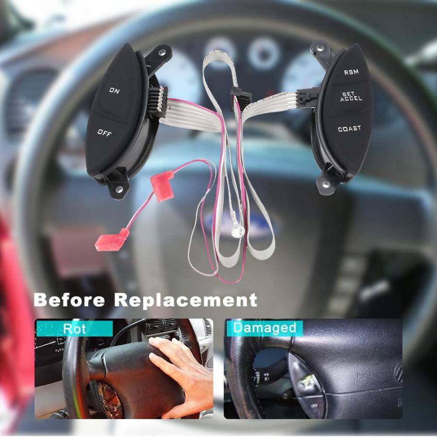 【並行輸入品】Ford Ranger Explorer Steering Wheel Cruise Control Switch Button
