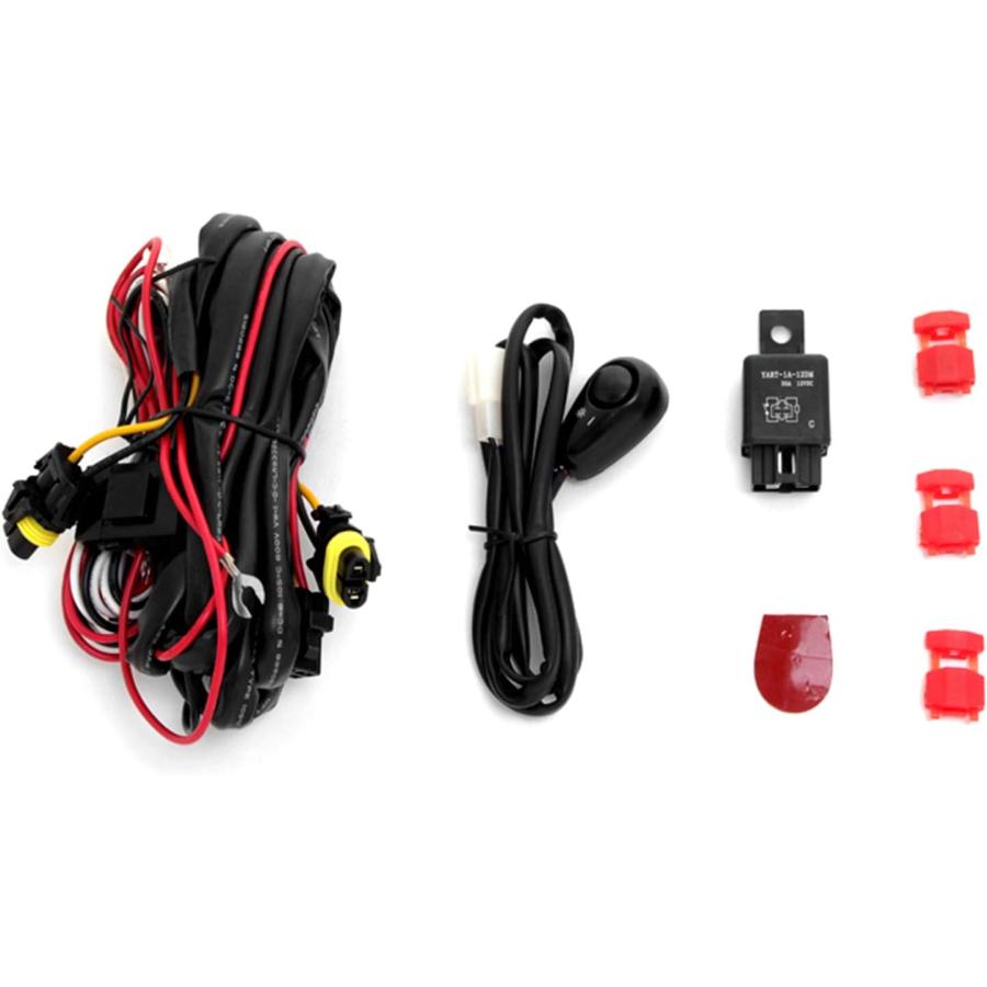 【並行輸入品】AKKON - 2015-2020 GMC Yukon | Yukon XL クロームベゼル バンパー ドライビングフォグライト スイッの画像