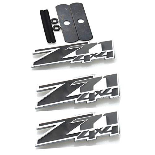 【並行輸入品】Aimoll 3pcs Grille and Decals Z71 4x4 Emblem Badge for GMC Chevy_1