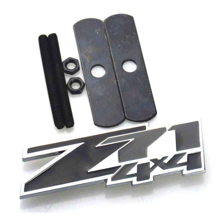 【並行輸入品】Aimoll 3pcs Grille and Decals Z71 4x4 Emblem Badge for GMC Chevy_9