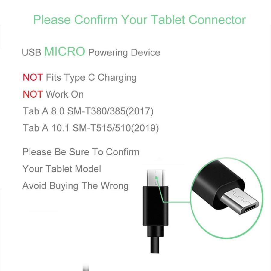 [2本パック] USB マイクロケーブル 充電コード Samsung Galaxy Note Tab A E S2 3 4 7イン 並行輸入品｜import-tabaido｜07