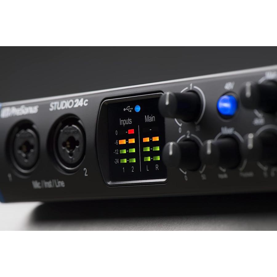 PreSonus Studio 24c オーディオ/MIDIインターフェース 24Bit 192kHz 2入出力USB-C互換 S｜import-tabaido｜10