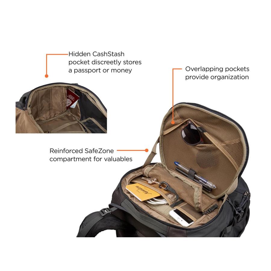 【並行輸入品】[スーリー] リュック Thule Landmark 容量:70L Men's Obsidian Thule Landmark 7の画像
