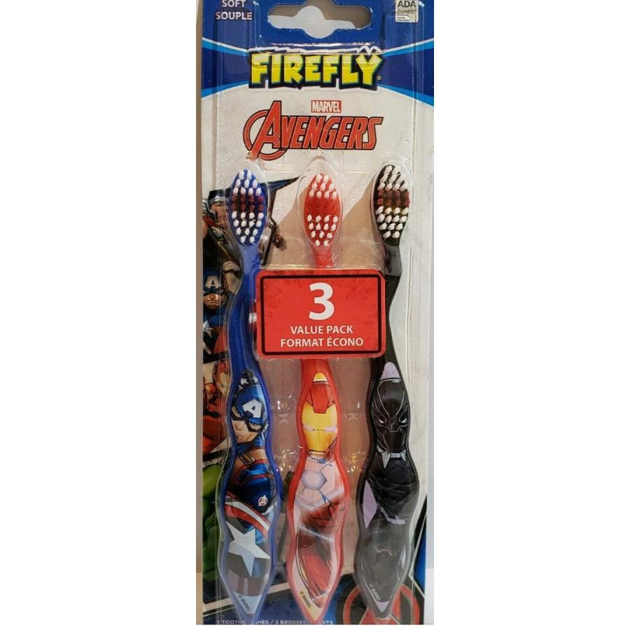 Firefly Avengers Toothbrush Pack (3) Toothpaste Kit Features Ave 並行輸入品｜import-tabaido｜04