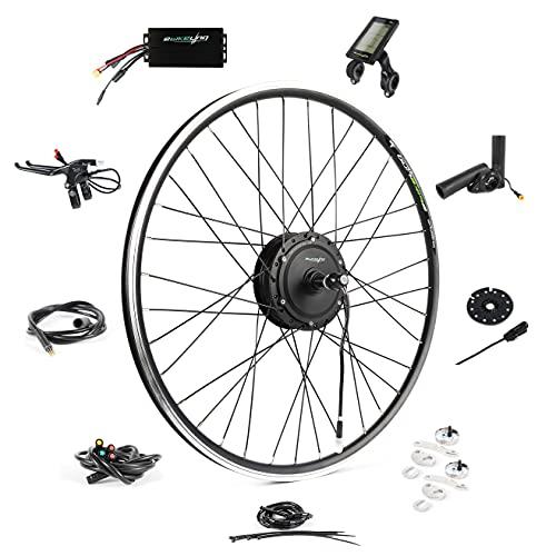 【並行輸入品】EBIKELING 防水バイク変換キット 36V 500W 700C ギア付き電動バイク変換キット   リアホイール電動自転車ハブの画像