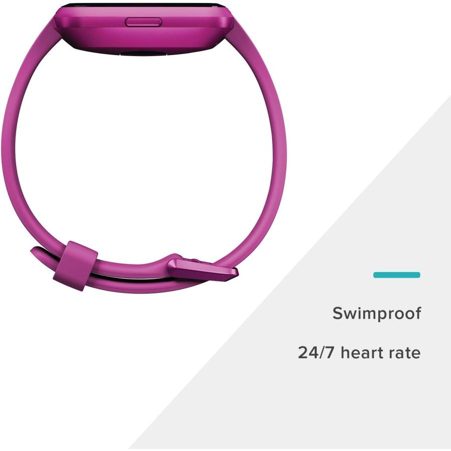 【並行輸入品】Fitbit Versa Lite smartwatch Purple LCD　_2