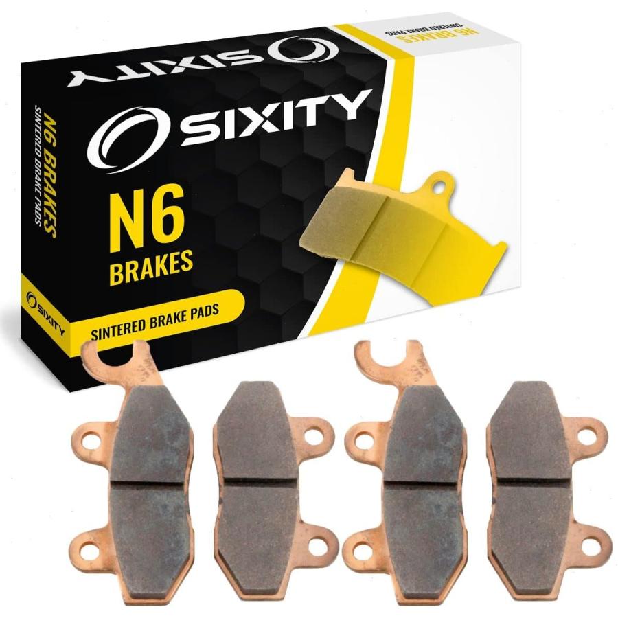 並行輸入品】Sixity N6 Front Rear Sintered Brake Pads compatible
