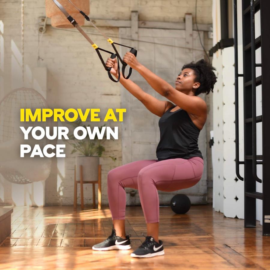 TRX GO サスペンショントレーナー 軽量ポータブルジム イエロー ブラック TRX 【並行輸入品】TRX GO サスペンショントレーナー バンドル