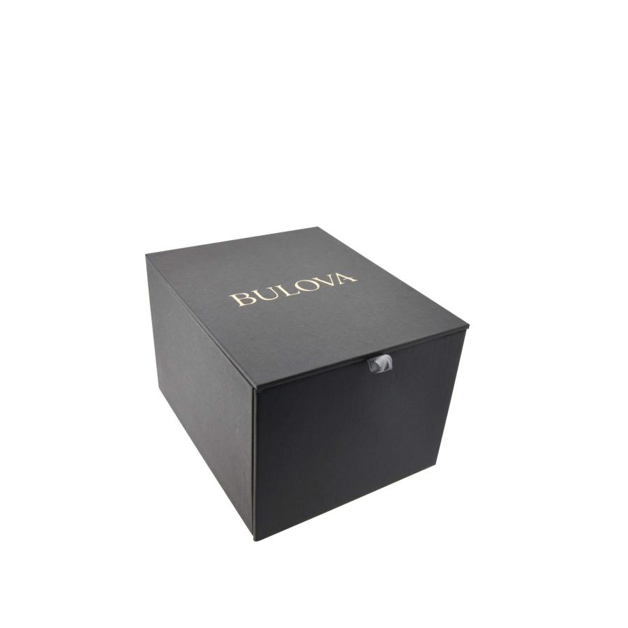 【並行輸入品】Bulova クリスタルマルチファンクションウォッチ、ステンレススチール、ブラック（モデル：98C134） クリスタルオクタバ Bの画像
