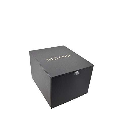 【並行輸入品】Bulova クリスタルマルチファンクションウォッチ、ステンレススチール、ブラック（モデル：98C134） クリスタルオクタバ Bの画像