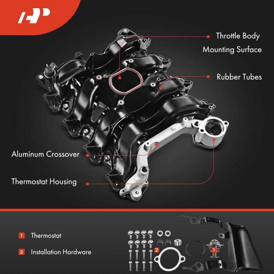 【並行輸入品】A-Premium製アッパーV8 5.4Lインテークマニホールド（ガスケット、サーモスタットキット付き）の画像