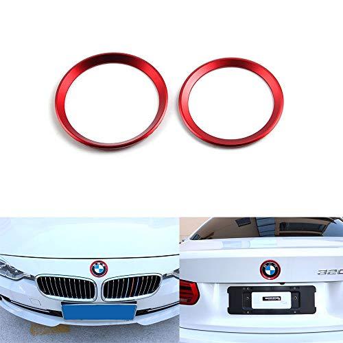 【並行輸入品】DEMILLO Car Front Rear Logo Decoration Cover Ring Trim Hood Embl_3