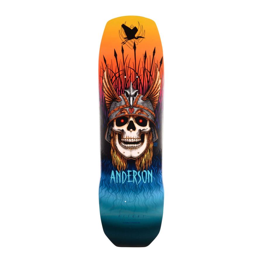 ANDY ANDERSON スケートボードデッキ 8.45インチ Andy Anderson Heron 7-Ply Maple Deck - 8.45 – Braille