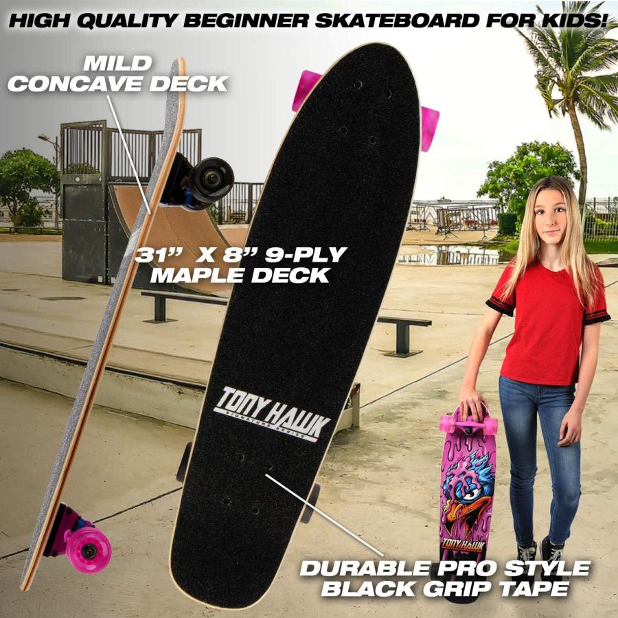 並行輸入品】Tony Hawk 31インチ コンプリート クルーザー スケート