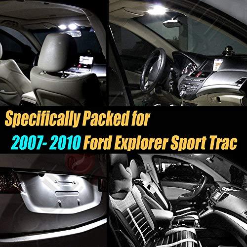 【並行輸入品】16Pc Super White 6000k Car Interior LED Light Bulb Kit Pack Comp