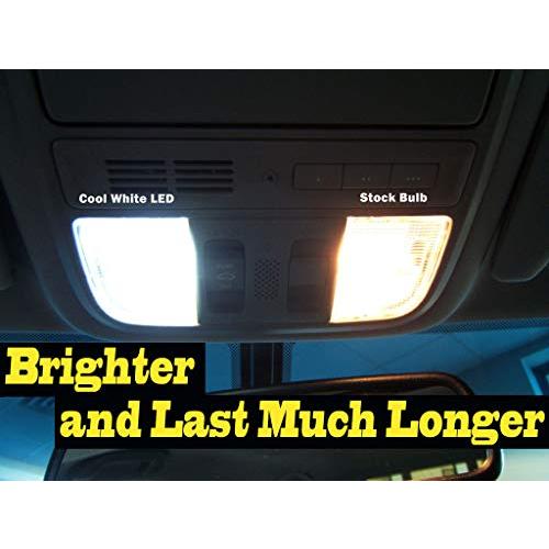 【並行輸入品】16Pc Super White 6000k Car Interior LED Light Bulb Kit Pack Comp