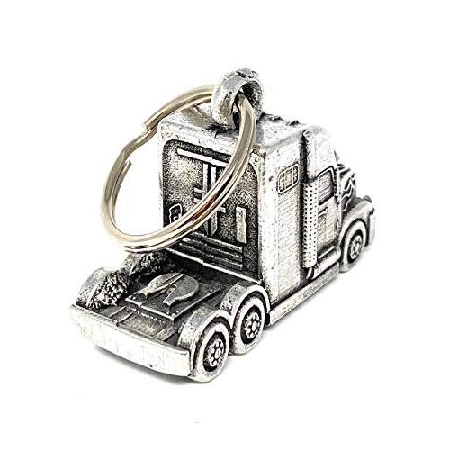 【並行輸入品】セミトラック オートバイ バイカーベル アクセサリー または幸運のためのキーチェーン Bravo Bells Semi Truck_4