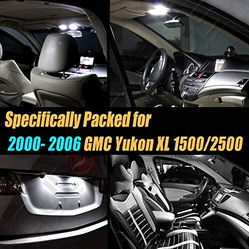 【並行輸入品】12Pc Super White 6000k Car Interior LED Light Bulb Kit Pack Compの画像