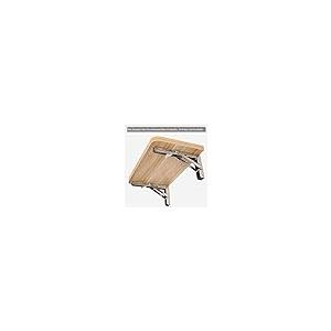 【並行輸入品】Jolitac 折りたたみシェルフブラケット 12 Inch シルバー Jolitac Folding Shelf Bracketの画像