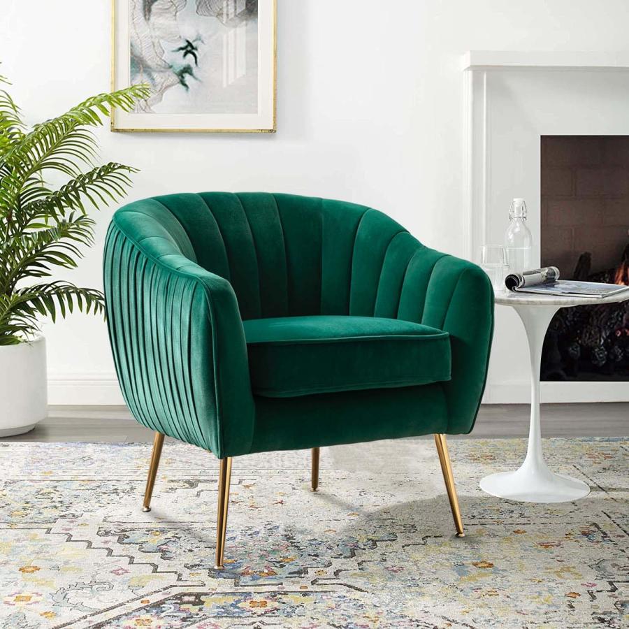 Green accent chair discount