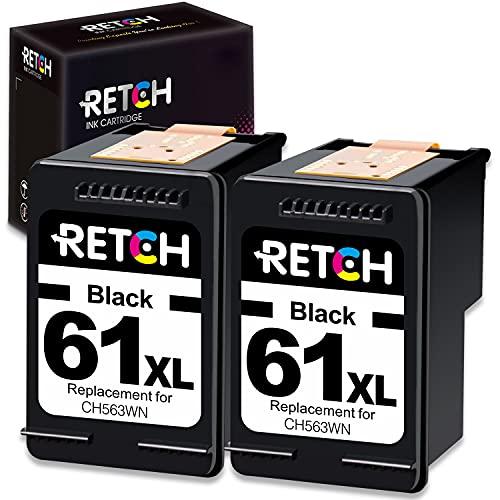 RETCH 再製造インクカートリッジ HP 61XL 61 XL ブラック Envy 4500 5530 5534 5535 De 並行輸入品｜import-tabaido｜02