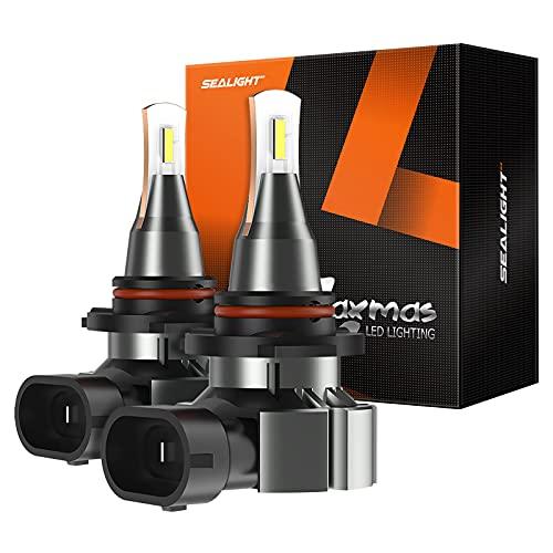 【並行輸入品】SEALIGHT 9006 LED フォグ電球 超高輝度 6000lm 6000K 300% 明るさHB4 フォグライトランプ 1